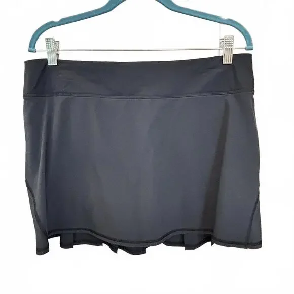 Y2K Lululemon Run: Pace Setter Skirt Black Size 10Retired 2012‎ StyleRare